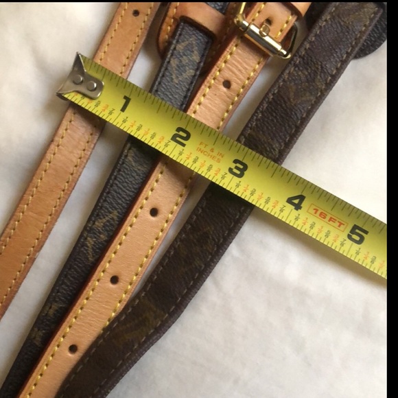 LOUIS VUITTON Replacement Vachetta Leather Shoulder Strap without LV Clasps - Picture 8 of 14